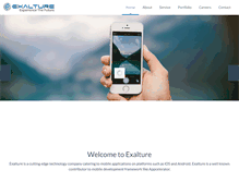 Tablet Screenshot of exalture.com